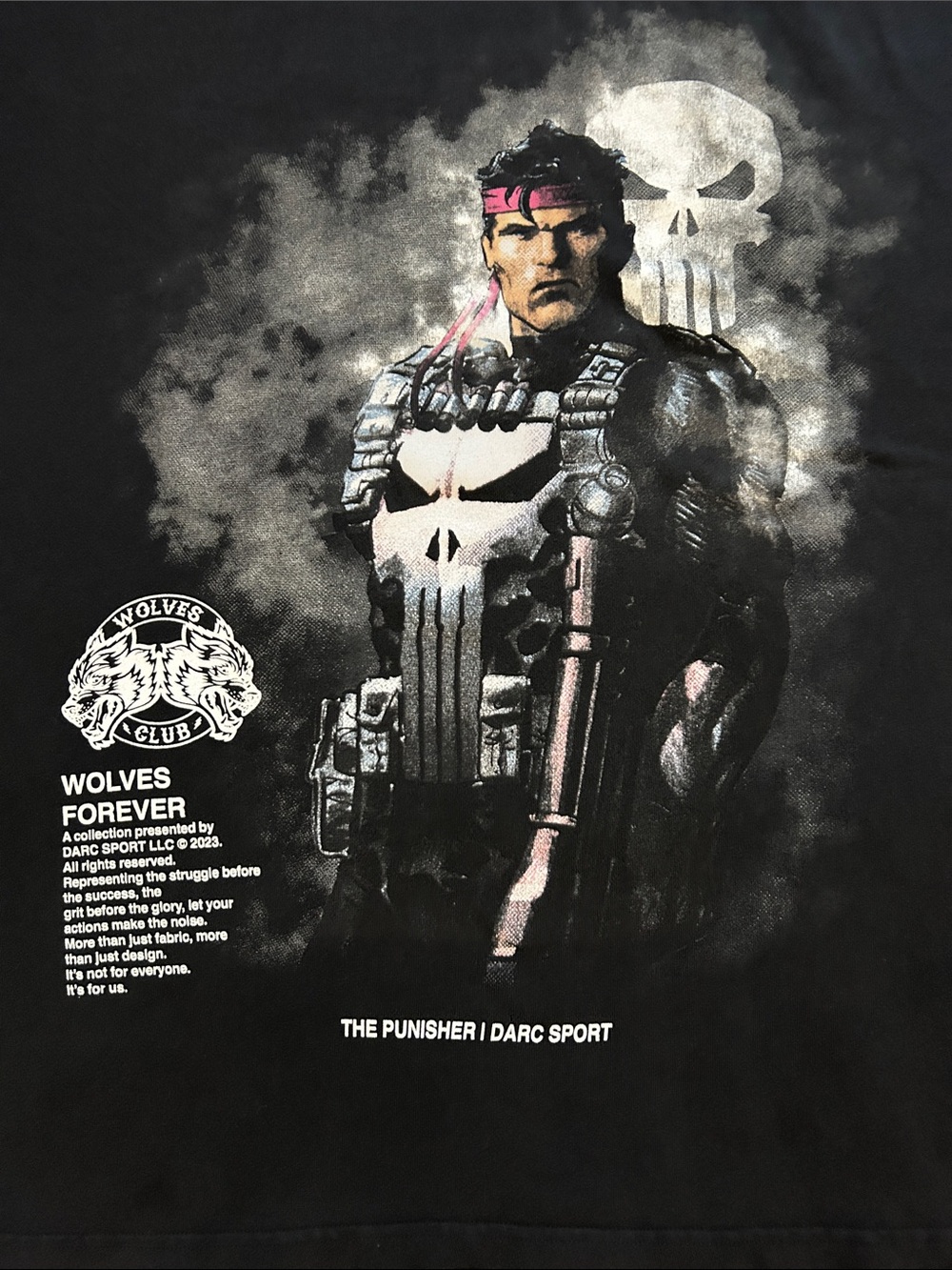 Darc Sport Black The Punisher Hero Elite Series Graphic Tee 688 of 1000